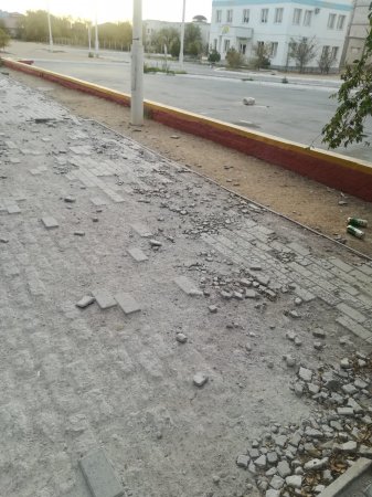 Жанаозен в центре города ВИДЕО