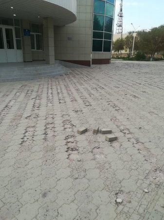 Жанаозен в центре города ВИДЕО