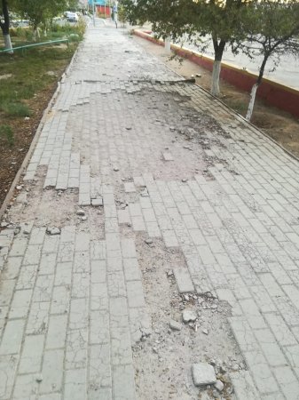 Жанаозен в центре города ВИДЕО