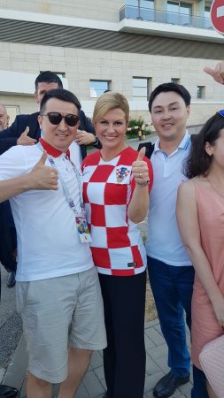 Актауские на ЧМ с президентом Хорватии