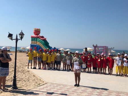 Команда «Ақ желкен» победила в состязаниях «Безопасное детство» в Актау