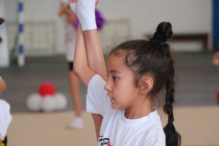 Олимпийская чемпионка Маргарита Мамун провела в Актау мастер-класс