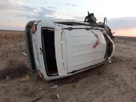 В Мангистау произошла авария со смертельным исходом