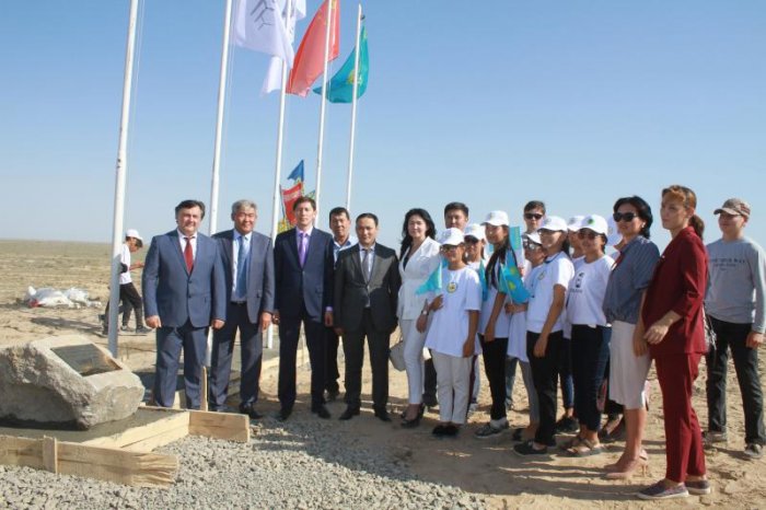 Первый камень новой ветряной электростанции заложили в Мангистау