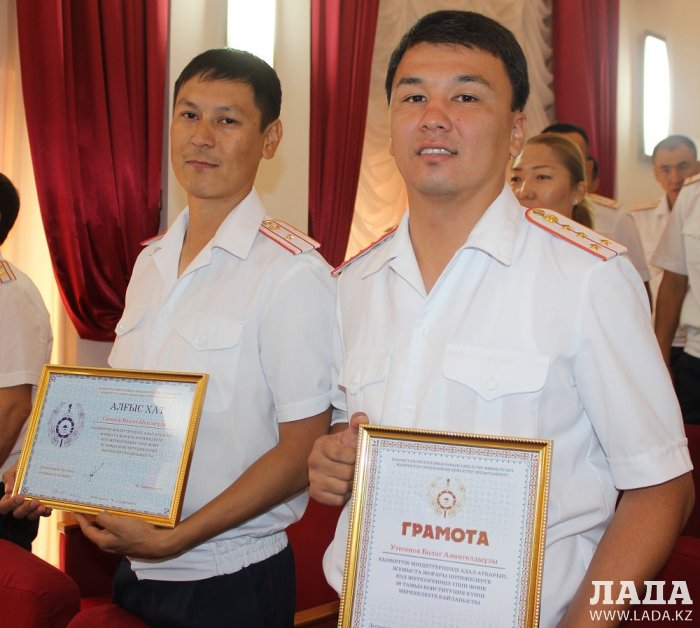 В Мангистау полицейских представили к наградам