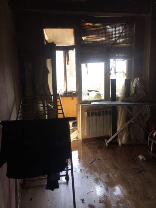 В 10 микрорайоне Актау произошел пожар в жилом доме