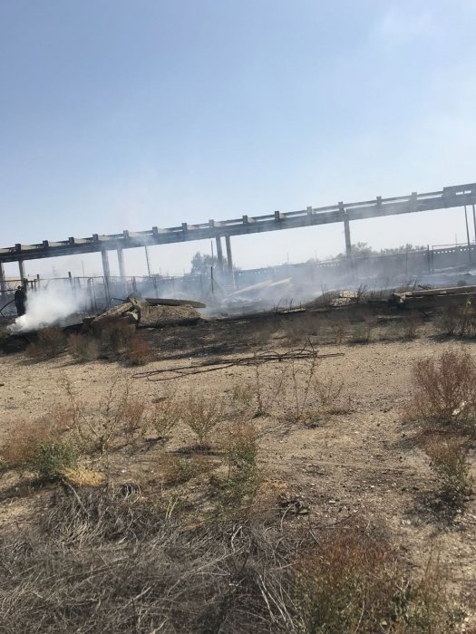 В 10 микрорайоне Актау произошел пожар в жилом доме