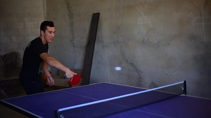 Житель Жанаозена на свои деньги строит спортивный комплекс в селе Рахат