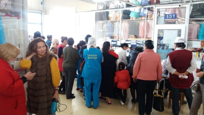 Работников рынка «Магаш» проверили на туберкулез