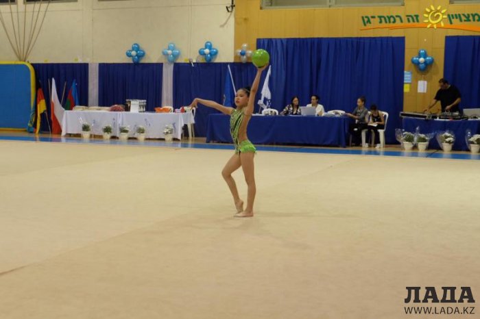 Юные гимнастки из Мангистау завоевали восемь медалей на международном турнире в Израиле