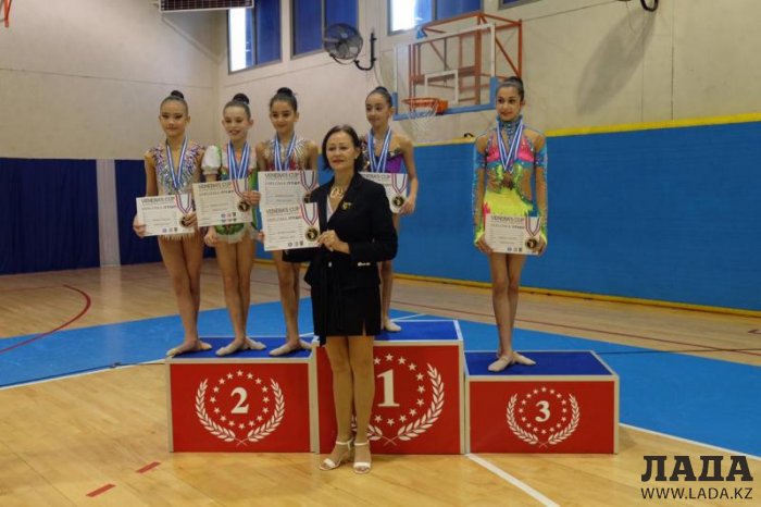 Юные гимнастки из Мангистау завоевали восемь медалей на международном турнире в Израиле