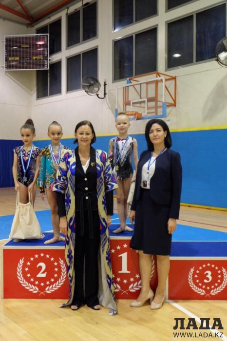 Юные гимнастки из Мангистау завоевали восемь медалей на международном турнире в Израиле