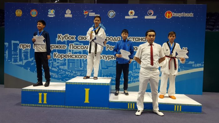 Актауские таэквондисты завоевали пять медалей на республиканском турнире