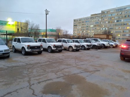 Парад автомобилей Нива 13 мкр
