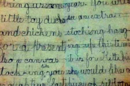 Обнаружено письмо девочки Санта-Клаусу 120-летней давности