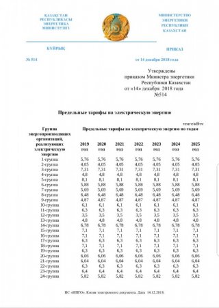 Тарифы на электричество в Казахстане "заморозили" на 7 лет 