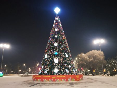Какая краше? Самые яркие новогодние елки в городах Казахстана