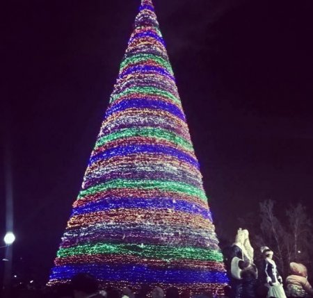 Какая краше? Самые яркие новогодние елки в городах Казахстана