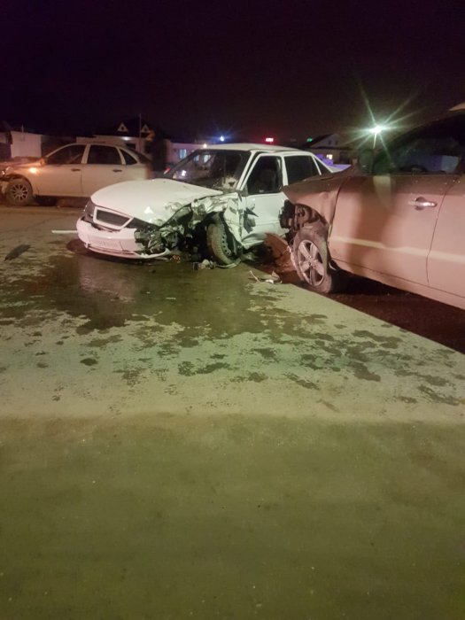 На дороге между селами  Айракты и Шеркала столкнулись два автомобиля