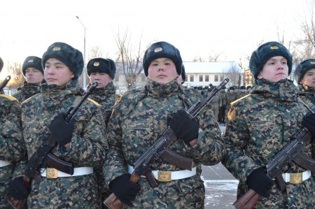 В Актау присягу приняли 200 новобранцев