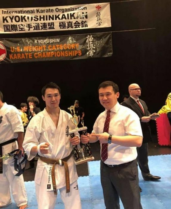 Саламат Демеуов из Актау стал серебряным призером чемпионата Америки по киокушинкай карате-до
