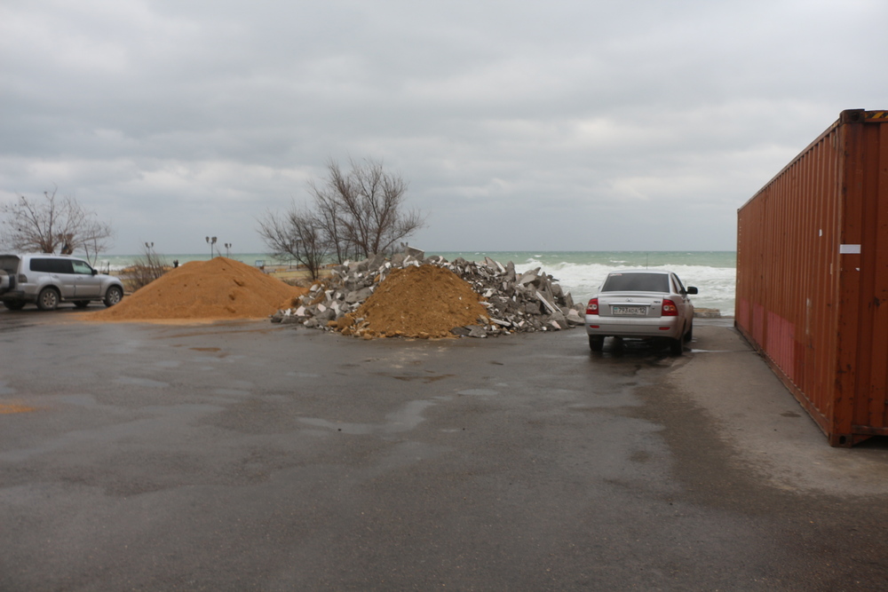 Опять стройка, или плакала стоянка....