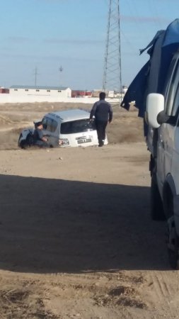 Мужчина пострадал в аварии на трассе Актау-Жанаозен