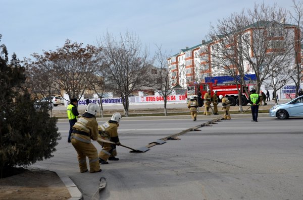Пожар «тушили» в гостинице «Нур-Плаза» в Актау