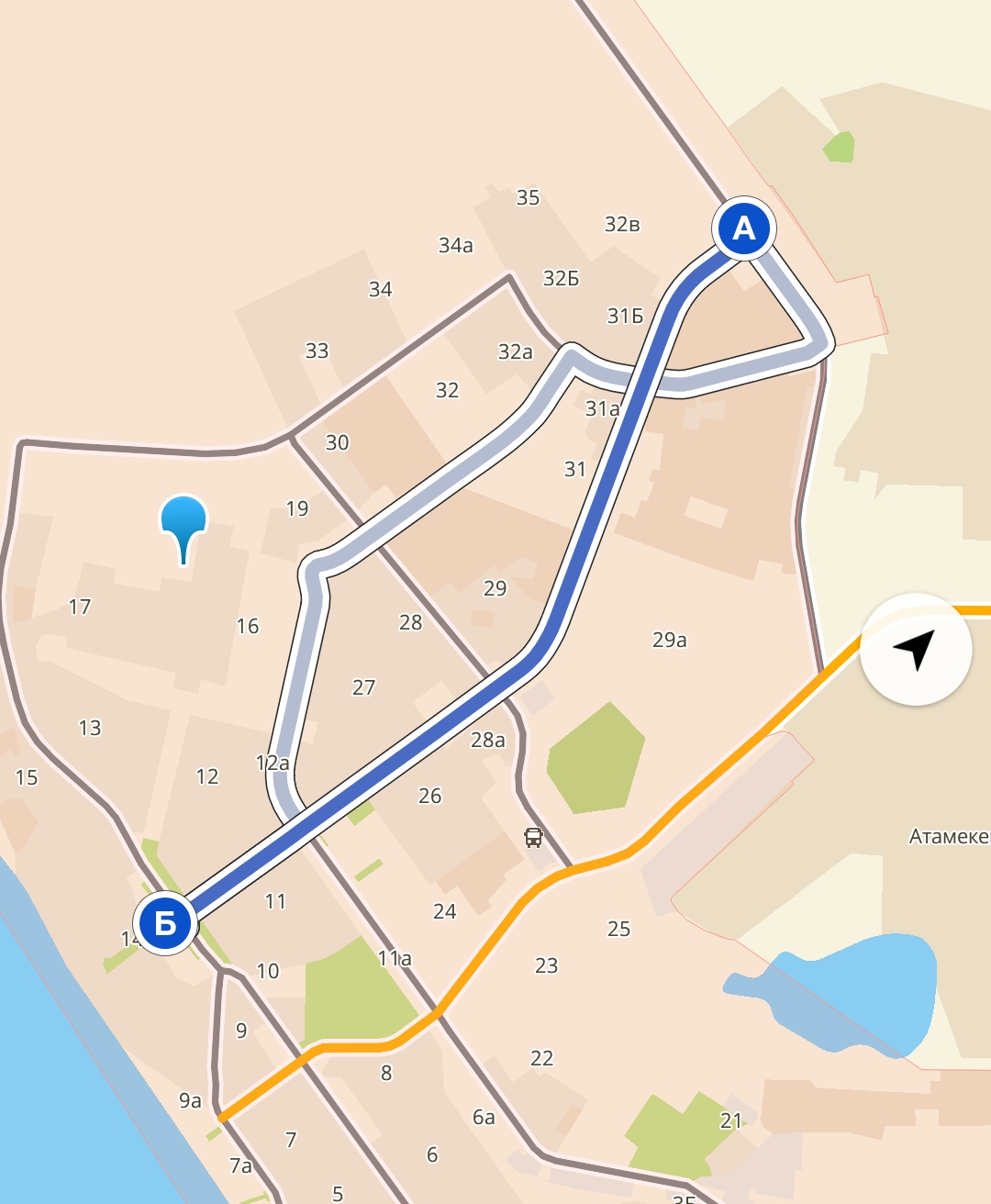 На полчаса отключат освещение двух дорог в Актау