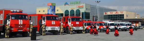Пожарно-спасательный флешмоб прошел в Актау
