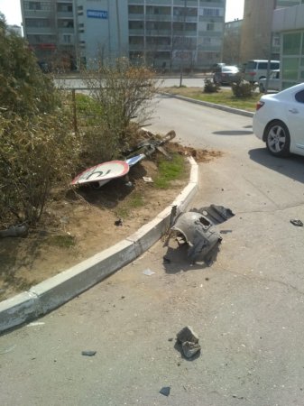 В Актау на парковке сбили женщину