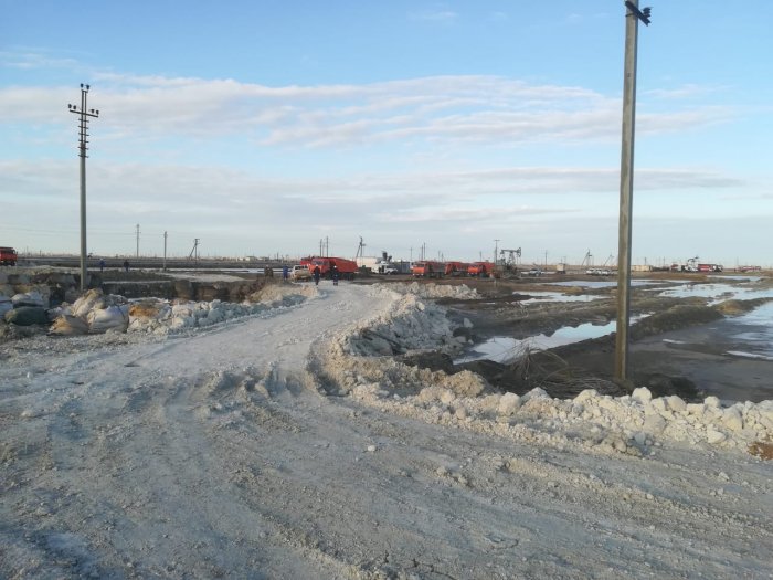 Пожар на месторождении Каламкас ликвидирован