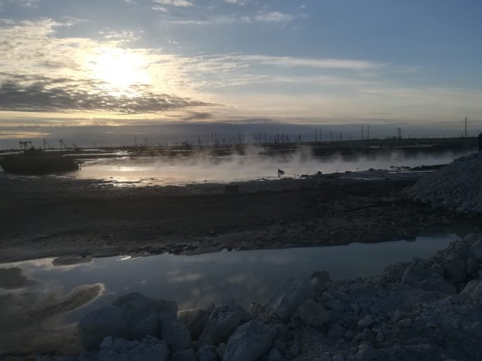 Пожар на месторождении Каламкас ликвидирован