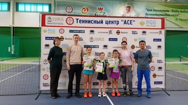 Актауские теннисистки стали призерами республиканского турнира