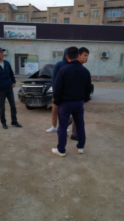 В Сети появилось видео аварии в Жанаозене