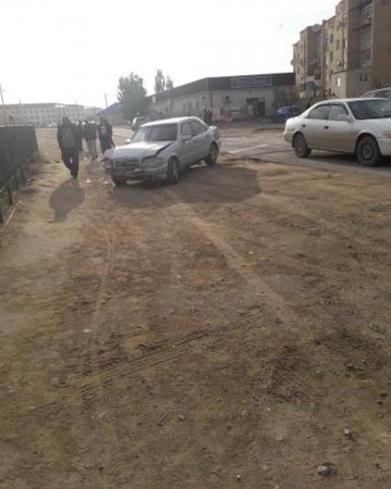 В Сети появилось видео аварии в Жанаозене