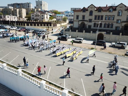 Шествие в честь Дня единства народа Казахстана прошло в Актау