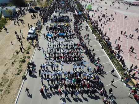 Шествие в честь Дня единства народа Казахстана прошло в Актау