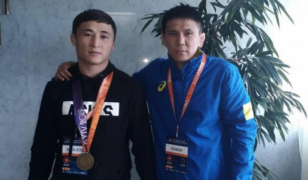 Актауский борец завоевал «бронзу» в Украине