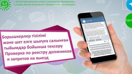 Казахстанцы смогут проверить наличие запрета на выезд через телеграм-бот