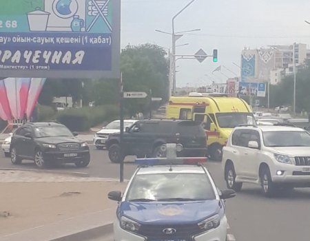 Два человека пострадали в результате аварии в Актау