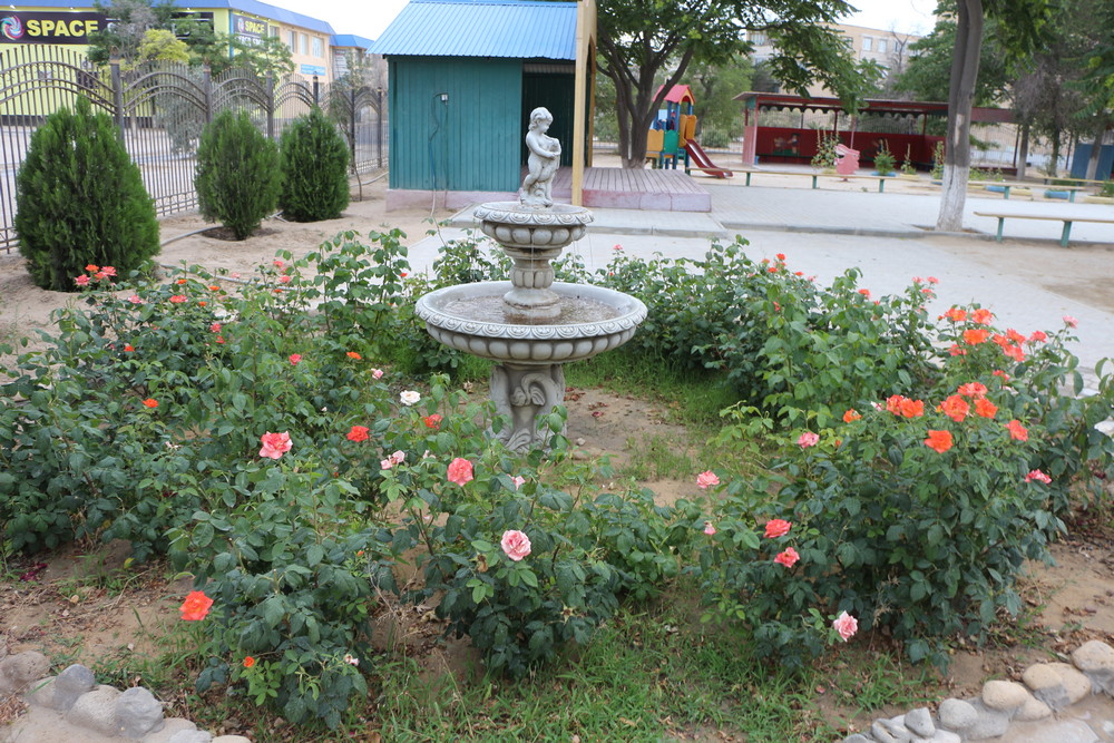 Вот такой фонтан в детском саду 6 микрорайона