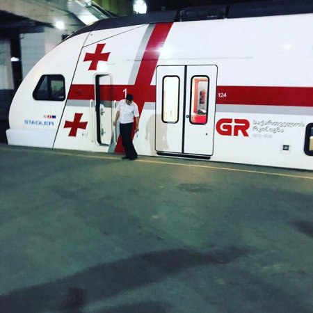 Для сравнения. Поезда в Грузии ВИДЕО