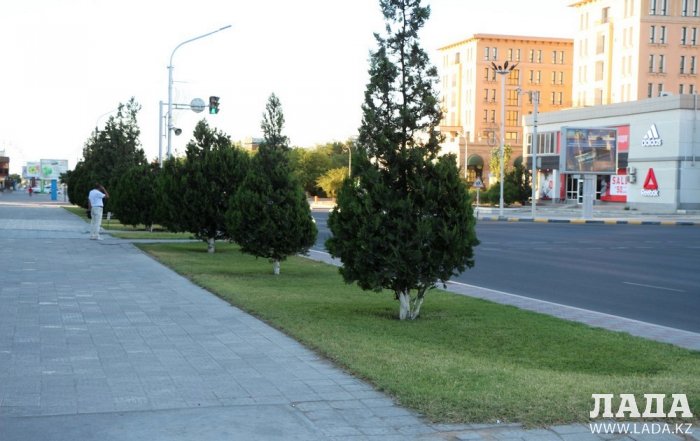 Полив по факту: Исполнение графика в Актау 28 июня