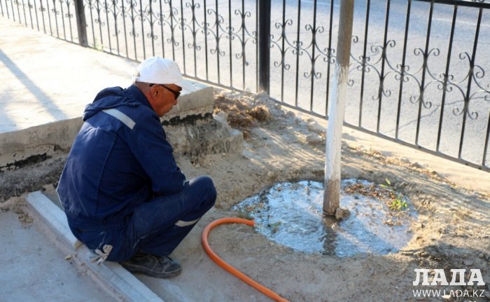 Полив по факту: Исполнение графика в Актау 28 июня