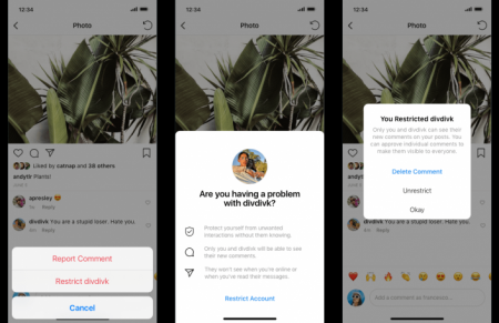 Instagram разрешит скрывать комментарии от нежелательных пользователей