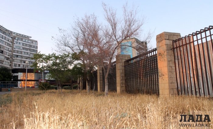 Издевательский полив: Состояние зеленых насаждений по периметру ботанического сада Актау. Фоторепортаж