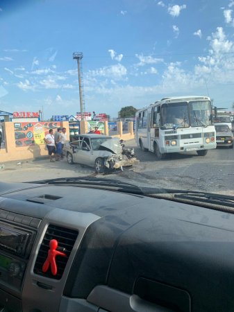 Четыре человека пострадали в аварии у рынка «Алем» в Актау