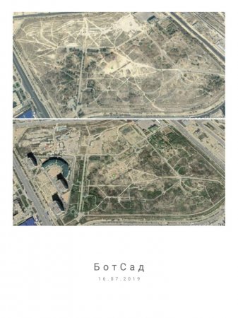 Эколог опубликовал изменения зеленого полотна в Актау за 17 лет