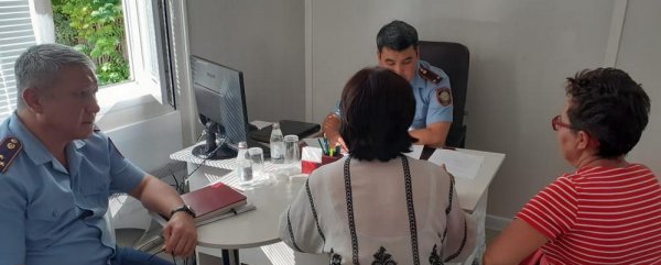 Начальник управления полиции Актау начал приём жителей